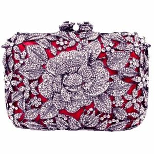 Rose Crystal Purse Wedding Graduation Gift!